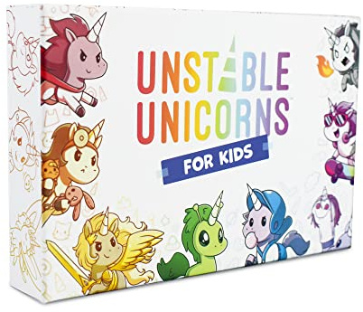 Unstable Games Unstable Unicorns Kids Edition, Kartenspiel, ab 6 Jahren, 2–6 Spieler, 15–45 Minuten Spieldauer
