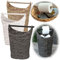 LS-LebenStil Toilettenpapier-Ständer Vintage Weiß Deko-Korb Klorollen-Halter WC Rollenhalter