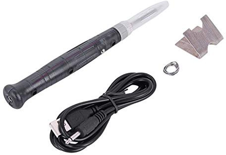 Saldatore elettrico, DC 5V/8W Raffreddamento e riscaldamento rapido Saldatore USB Saldatura di precisione durevole Saldatore USB per oro, argento, rame, stagno, alluminio