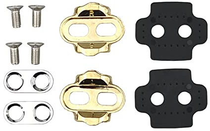 SHENGDELI Tao Pin Bike Premium Pedals Cleats Mountain Bike Compatible With Crank Brother Compatible With Eggbeater Candy Mallet Pedal Copper MTB Accessories Tao Pin