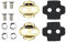 SHENGDELI Tao Pin Bike Premium Pedals Cleats Mountain Bike Compatible With Crank Brother Compatible With Eggbeater Candy Mallet Pedal Copper MTB Accessories Tao Pin