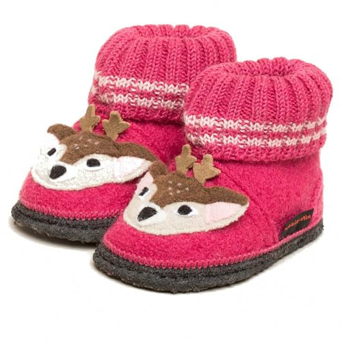 kitz-pichler Kinder-Hüttenschuhe Kauns Reh für Jungen & Mädchen