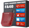 Drahtloses OBD2 Scanner Auto Diagnose Scanwerkzeug, OBDII Adapter verwendet für Fahrzeug Fehler Test Motor Anzeigeleuchte OBD2 Bluetooth Scanner Leser und Anwendung für iPhone iOS Android (Charm Red)