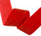 Whakano 9m Glitzer Samt Dekoband Schleifenband Schmuckband,Samtband Samtborte,Geschenkband zum Verpacken Dekorieren Basteln,für Haar-Accessoires,Nähen,Geburtstag,Party,Hochzeit Dekor,Rot,2,5cm