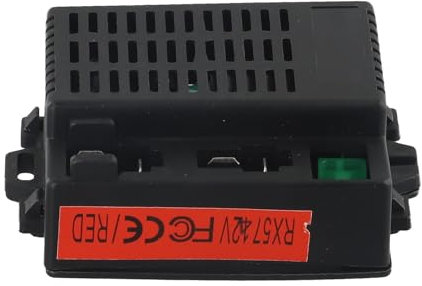 Ricevitore RX57 6V 12V, telecomando TX10 TX20 compatibile con auto elettrica per bambini w/ricevitore RX57 6V 12V, ricambio per trasmettitore (RX57 12V ricevitore)