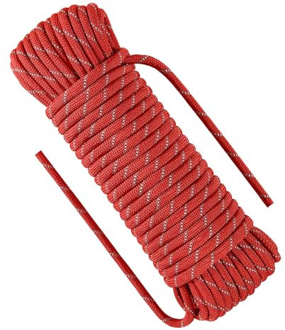 NorthPada Cuerda flotante de 3/8 pulgadas (10 mm) x 16 pies (5 metros), cuerda de muelle para barco, cuerda de anclaje, cuerda de kayak, cuerda de rescate, cuerda de escalada en roca, cuerda