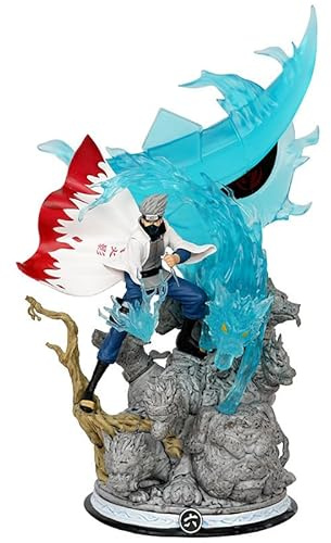 REOZIGN Hatake Kakashi, Statue Kakashi 22 cm, Actionfigur, Actionfigur, Statue für Anime-Fans