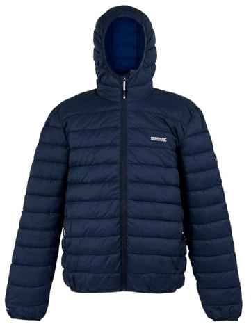 Regatta Herren Regatta Mens Marizion Baffled Water Repellent Jacket Coat Gefütterte Jacke (1er Pack)