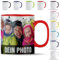Tasse personalisiert | Personalisierbar mit eigenem Foto Bedrucken | Text und Schrift | Fototasse | Werbetasse | Firmentasse | mit logo (Innen & Henkel Rot)