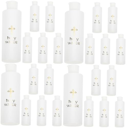 ABOOFAN 24 Pcs Holy Water Bottle Water Holy Water Holder Apothecary Bottles Boy Water Bottle Holy Water Container Empty Bottles for Decoration Girl Water Bottle Easter Holy Bottle