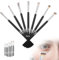 7 Stück Augenpinsel Set, Lidschatten Pinselset Makeup Eyeshadow Augen Pinsel Schminkpinsel Set, Zum Verblenden Von Lidschatten Puder Highlighter Concealer Lidschattenpinsel