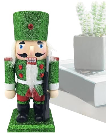 Wpsagek Decorazioni natalizie dello Schiaccianoci, Ornamento natalizio dello Schiaccianoci - Giocattolo per bambole schiaccianoci natalizi,Figura giocattolo di bambola schiaccianoci natalizi, figura