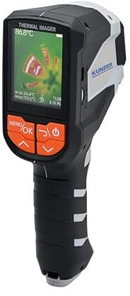 KUNZER 7WBK02 Wärmebildkamera, 2,4 LCD-Farbbildschirm, Hot/Cold-Anzeige