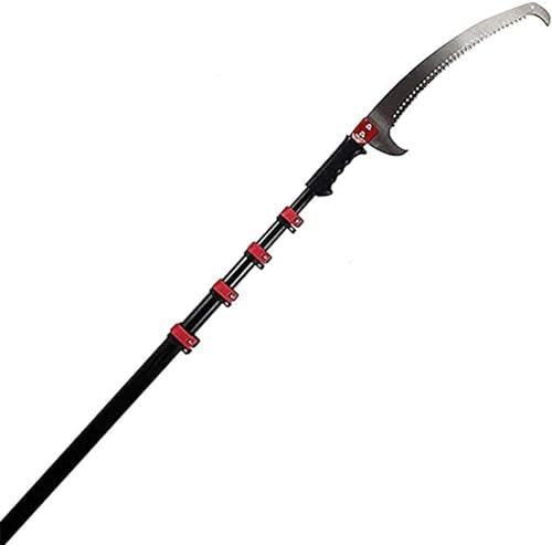DDNGEJ Scie à Perche télescopique Scie à Perche Haute Scie à Branches Hautes Scies d'élagage pour Arbres et arbustes Facile à Installer, à Couper et à Utiliser