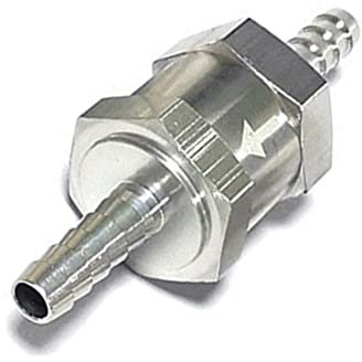 GZYF Aluminium Einweg-Rückschlagventil Rückschlagventil Inline-Ersatz Für Gas oder Für Kraftstoff 6mm Einlassgewinde