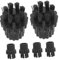 DOITOOL 6pcs Steam Cleaner Brush Head Versatile Replacement Tool for Deep Cleaning Sturdy Durable Scrub Brushes for Efficient Home Cleaning