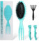Vinabo Curly Hair Brush, Boar Bristle Curl Defining Brush, Bounce Curl Brush for Different Hair Types (Green)