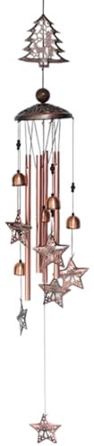 Antike Metall-Windspiel-Glocken, Dekoration für Weihnachtsbäume, einfach aufzuhängen, für saisonale Bäume