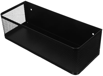 BAZEITFLOW gewürzregal und wandmontierter organizer modernem plaztsparender kohlenstoffstahl atmungsaktivem gittersystem design aus mit küche für