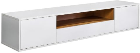 Riess Ambiente TV-Board LOFT - 150cm - Natur - Eichenholz mit Stauraum | Soft Close, Schubladen, hohe Belastbarkeit, pflegeleichte Oberfläche, edle Optik, hochwertige Verarbeitung, modernes Design