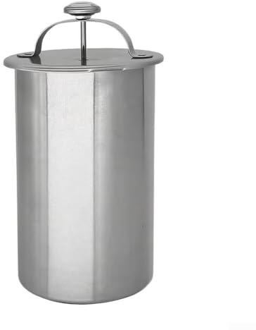 Presse à jambon professionnelle en acier inoxydable avec thermomètre intégré pour une cuisson parfaite – Hachoir à viande robuste 20 x 11,5 cm