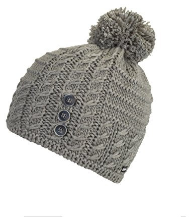 Eisbär Damen Adena Pompon Mütze, graumele, One Size