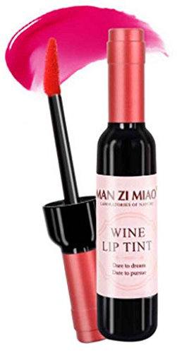 censhaorme Bouteille de vin Forme Lip Gloss Long Lasting Moisturer Liquide Rouge à lèvres Maquillage pour Les lèvres