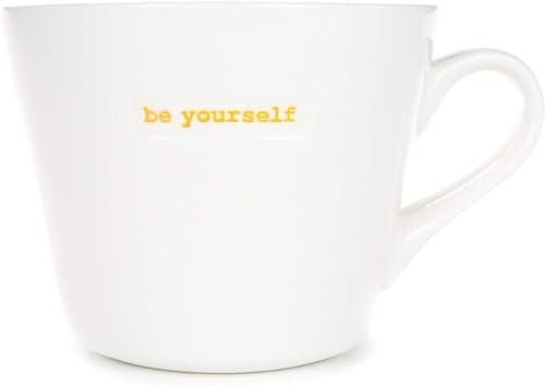 Keith Brymer Jones KBJ-0595 Word Range Tasse, porzellan, 350 milliliters, weiß