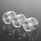 RUIYITECH Tubo de repuesto Pyrex Rainbow de vidrio transparente para Uwell Crown 4 IV Tank Crown 4 RTA Atomizador (3 unidades) (transparente)