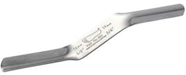 Brick Jointer by Footprint - 5/8 and 3/4 (16 and 19mm) Double Ended Mortar Finishing Tool for Builders and Brickies for Neat Brickwork During Pointing. Bricklaying Hand Tools for Building Walls.
