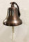 Schiffsglocke aus massivem Messing, 17,8 cm, Kupfer, antiker Stil, für Zuhause, Küche, Außen- und Innenbereich, Türklingel, Wandbehang, Heimdekoration