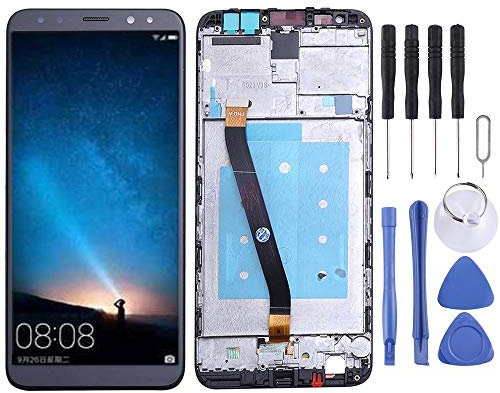 MDYHMC DMC SAA Pantalla LCD y digitalizador Asamblea con Marco Completo for Huawei Mate 10 Lite / Nova2i (Malasia) / Maimang 6 (China) / del a 9i (India) / G10 (Negro) (Color : Black)