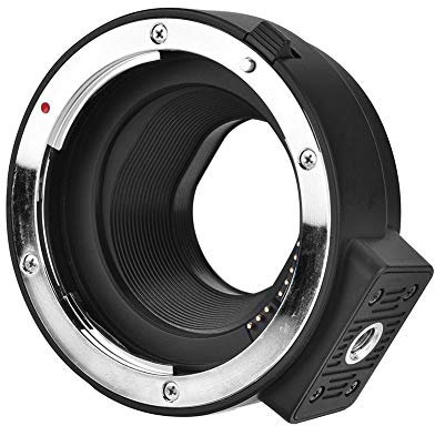 Sxhlseller Kamera Adapterring, EF S- M Adapter zur Befestigung des Autofokus-Übertragungsobjektivs Vordere Objektivkappe und Hintere Objektivkappe für -M Kamera für EF/EF-S Series