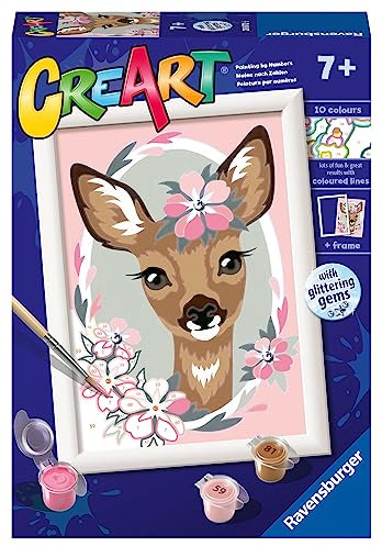 Ravensburger CreArt Peinture par numéros pour enfants à partir de 9 ans - Cadeaux de Pâques pour enfants- Version italienne