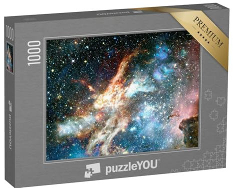 puzzleYOU: Puzzle 1000 Teile „Unendliches Universum: Elemente Dieses Bildes von der NASA“ – aus der Puzzle-Kollektion Weltraum, Universum