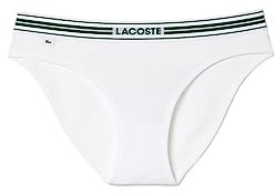 Lacoste Damen 8F8185 Slip, Blanc,