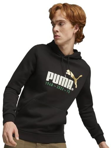 PUMA Herren Nein 1 Logo Celebration Hoodie FL Schweiß, Schwarz, S