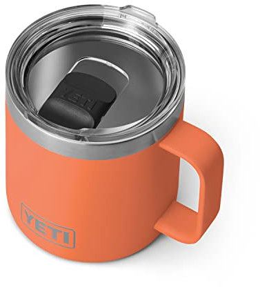 YETI Rambler Tasse, 400 ml, vakuumisoliert, Edelstahl mit MagSlider-Deckel, High Desert Clay