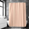 Encasa XO Duschvorhang |Wasserdicht, Schimmel-Und Schimmelresistent| ZZ Pfirsich Polyester Waschbare Badezimmervorhänge Aus Mit 10 Haken| Einfache Installation| Schnell Trocknende| 180x180 cm