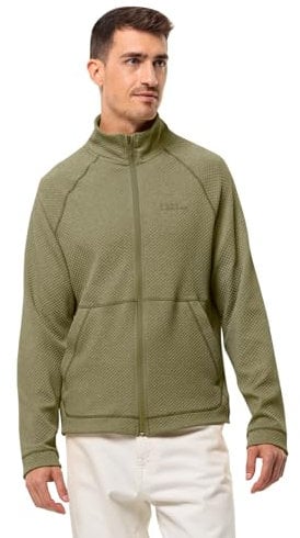Jack Wolfskin Fernweh Jkt M Giacca in Pile, bay Leaf, M Uomo