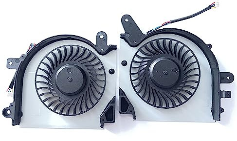 Fleshy Leaf CPU+ GPU Cooling Fan Replacement for MSI GF75 Thin 9SC-027 GF75 8RC GF75 8RD GF75 9SC GF75 9SD MS-17F3 MS-17F2 MS-17F1 Series PAAD06015SL N415 N416