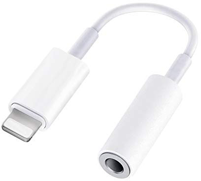 [Certifié Apple MFi] Adaptateur casque Lightning vers jack 3,5 mm, Adaptateur Ecouteur audio AUX Séparateur Casque Cable Auxiliaire,Compatible avec iPhone 14/13/12/11 Pro Max/Xs/XR/X/8/7/6/ipad
