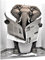 DARO Design - Bilder Deko Gäste WC Wandbild Badezimmer Bad Toilette Kunstdruck Bild auf 6mm HDF 30x40 cm Elefant Wanddeko - lustige Wandbilder Leinwand Poster Aesthetic Room Decor Elephant
