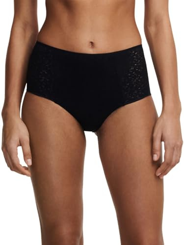 Chantelle Norah Damen Slip mit hoher Taille, 13F3, Schwarz, S, Schwarz, S