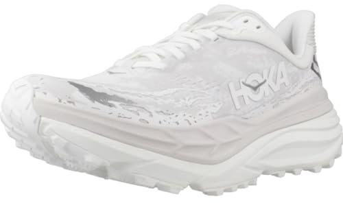 HOKA Mens Stinson 7, White/White, 13