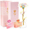 GWAWG Regali Donna Rosa Galassia Eterna Regalo Arcobaleno Incantato Con Base Cuore E Biglietto D'auguri Migliori Idee Unici Di Compleanno Natale Per Lei Nonna Moglie Sorella Amici
