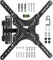 TV Wall Bracket For 24-55 Inch, Swivel and Tilt Corner Wall Mount, Universal Adjustable Extendable TV Bracket Holds up to 35 Kg, Max Vesa 400x400mm