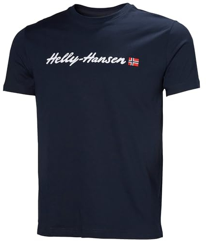 Helly Hansen Herren Core Graphic T 2.0, Marineblau, XL