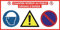 Panneau d'affichage chantier : chantier interdit au public, défense d'entrer
