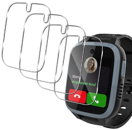 Mayfun 4 Stück Schutzfolie Kompatibel mit XPLORA XGO 3 / XPLORA Kidzi für Panzerglas Folie, HD Displayschutz Film, Anti-Kratzen Blasenfrei, Hochauflösende Schutzglas Folie